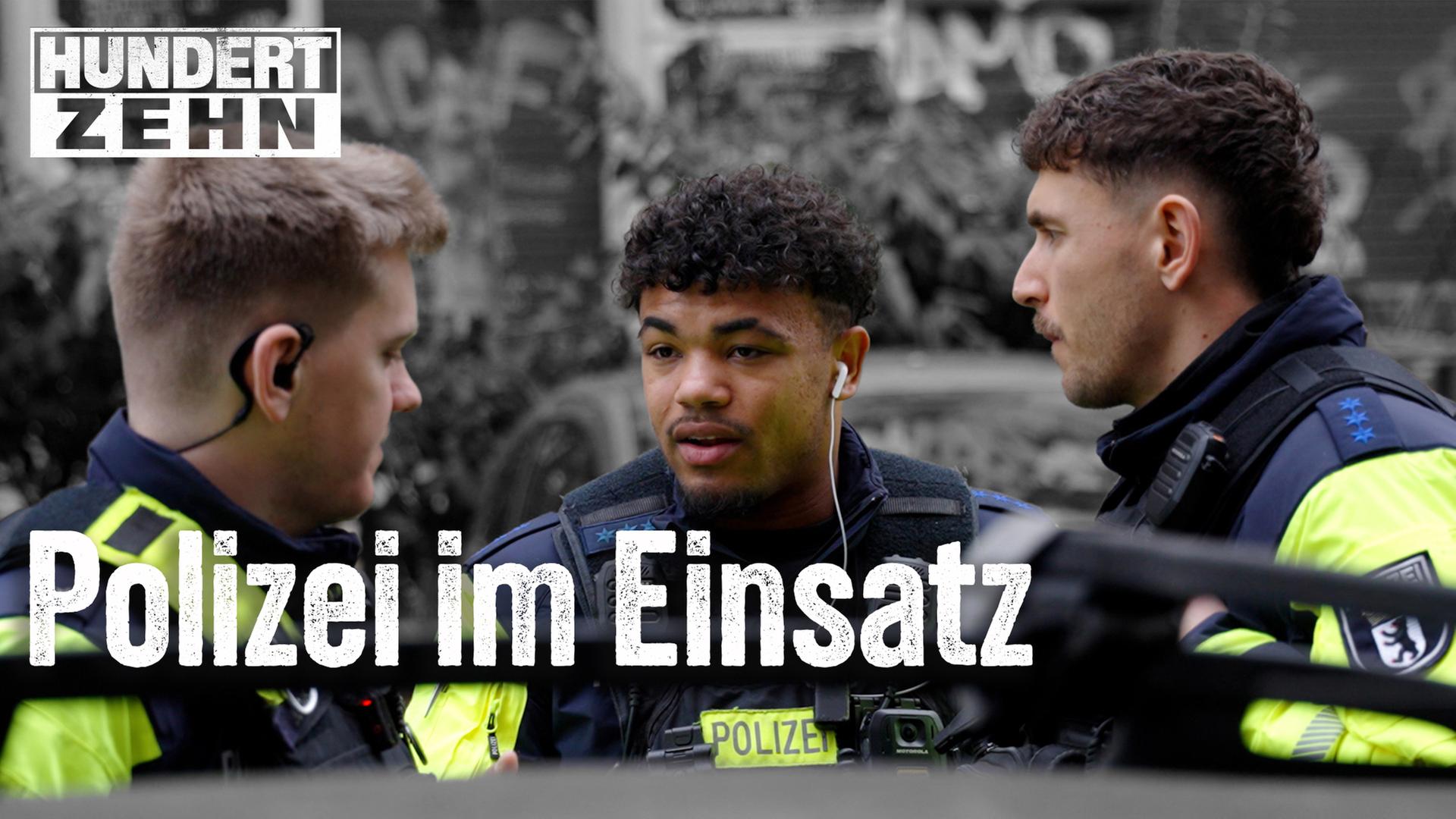 Kontrolle von Berliner Polizei - HUNDERTZEHN