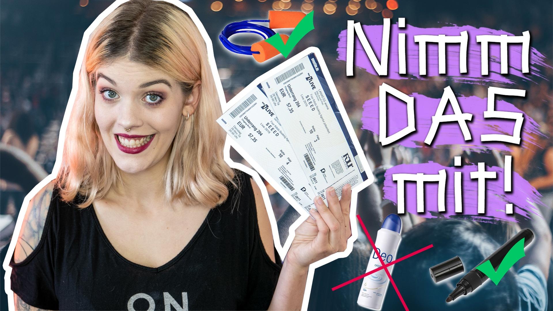 Konzert Packliste - Was man nicht vergessen darf + Tipps -- Schruppert