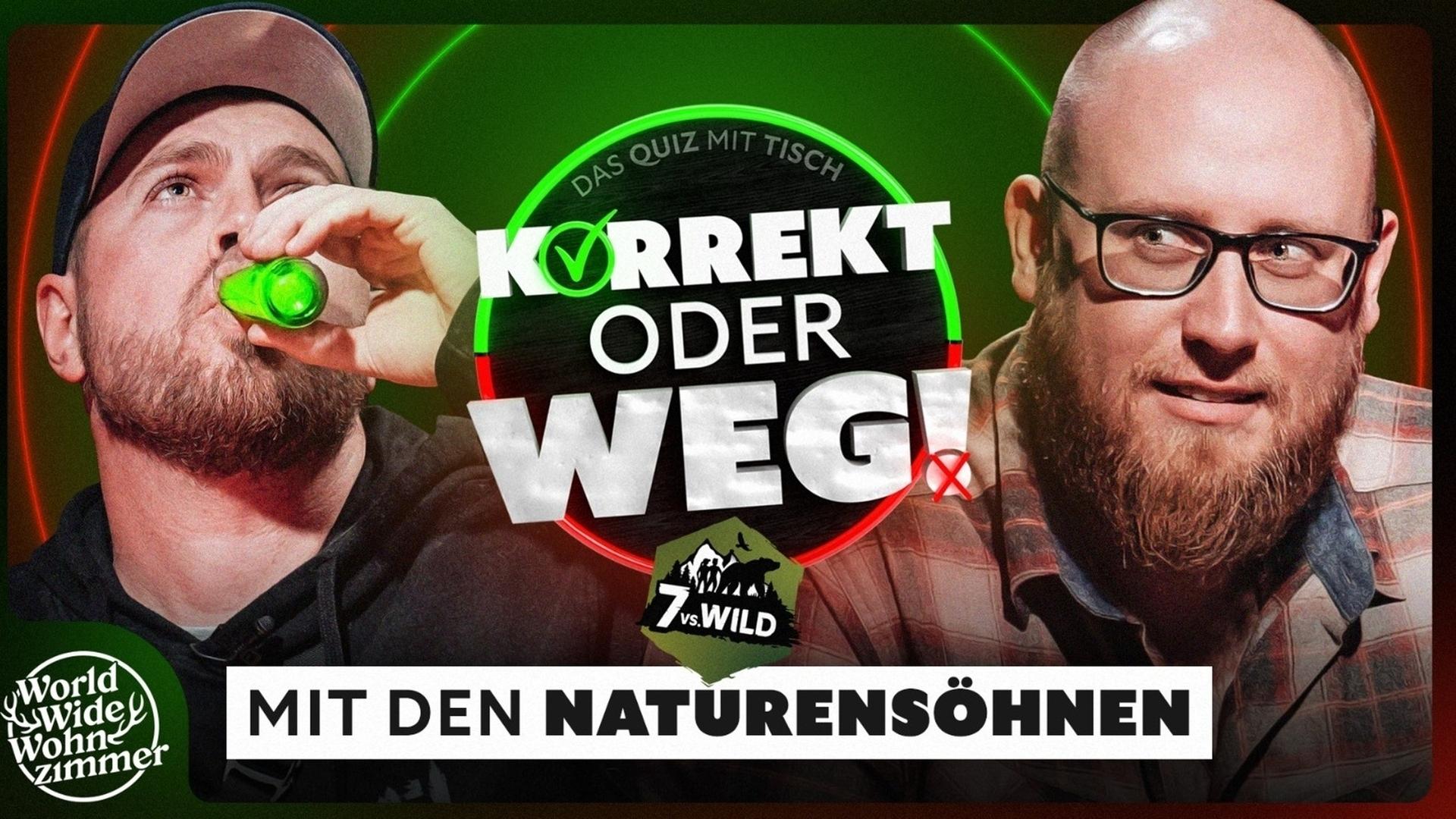 KORREKT oder WEG! (mit Naturensöhne) - 7 vs. Wild-Special