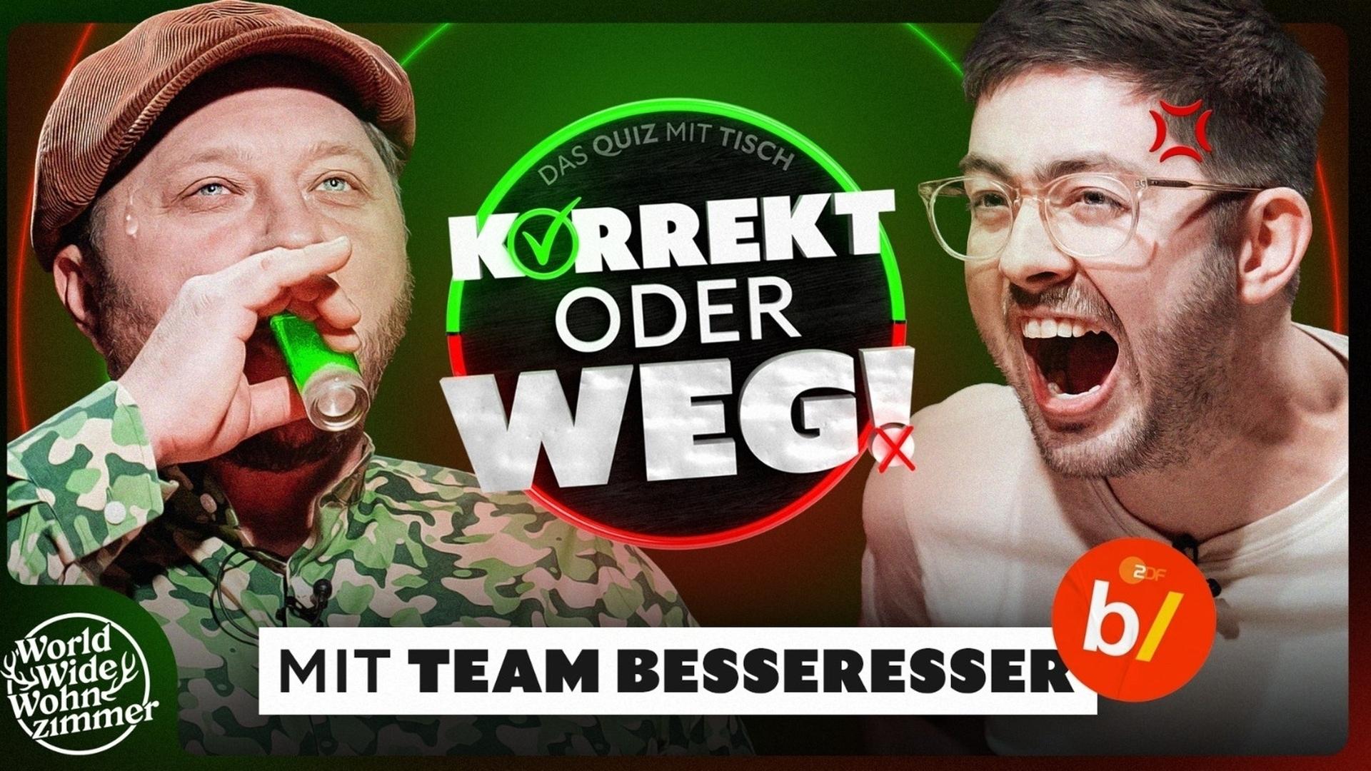 KORREKT oder WEG! (mit Sebastian Lege & Flo von @ZDFbesseresser)
