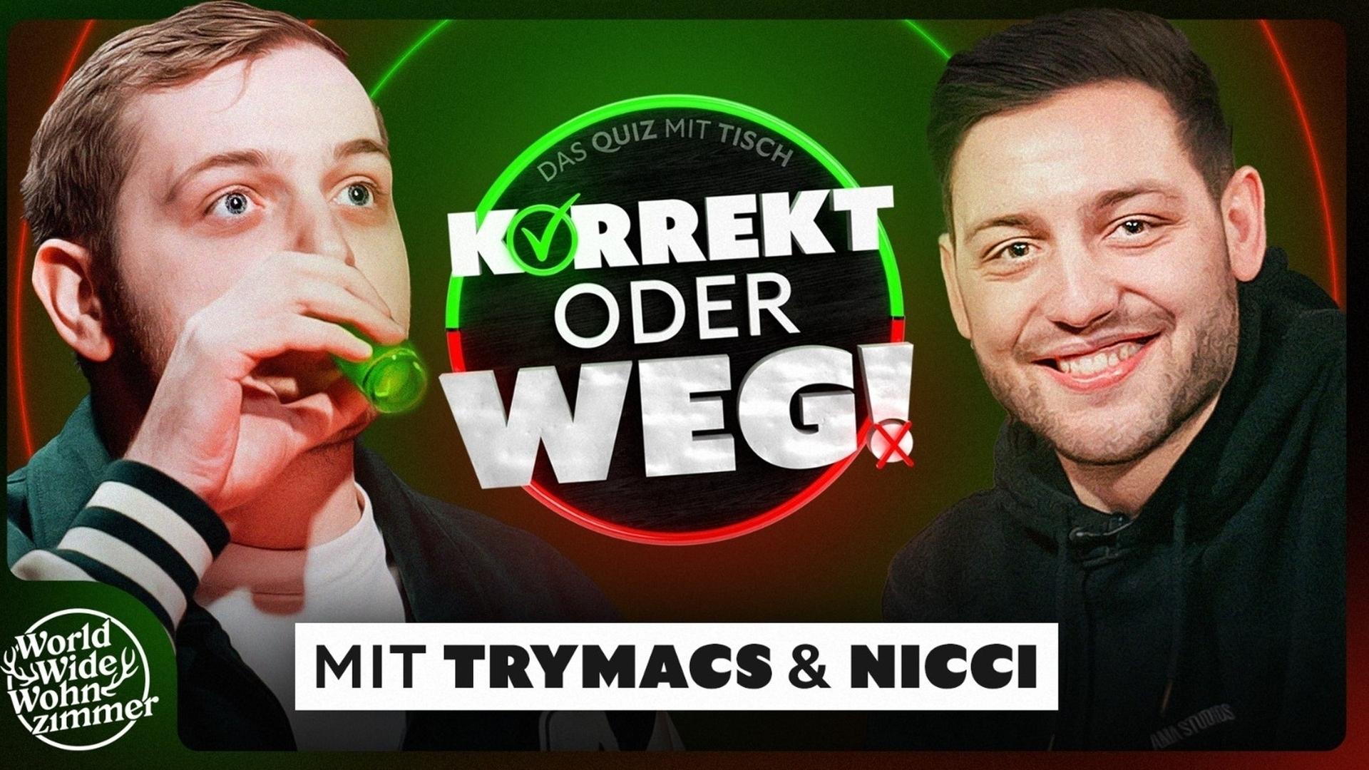 KORREKT oder WEG! (mit Trymacs und seinem Bruder Nico)