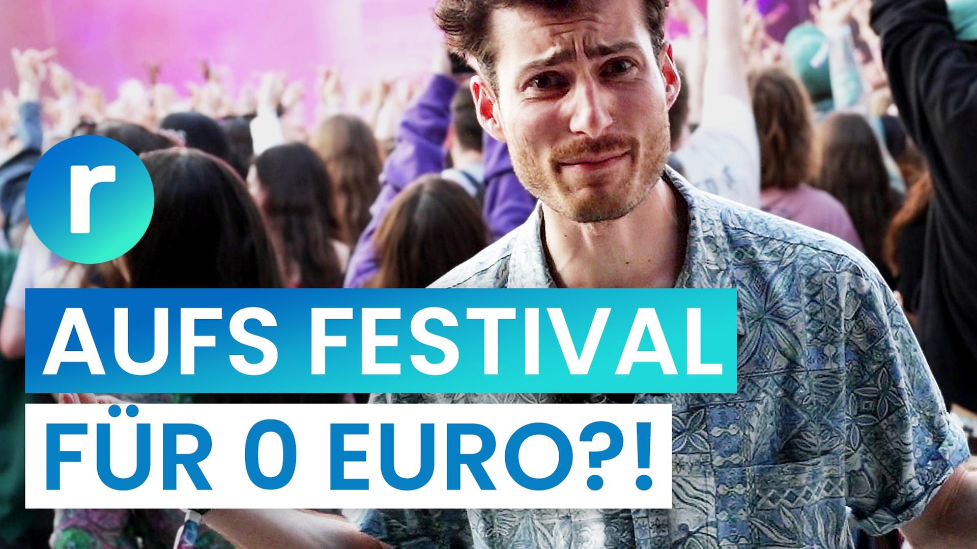 Kostenlos aufs Festival: So hart ist die Arbeit fürs Ticket! - reporter