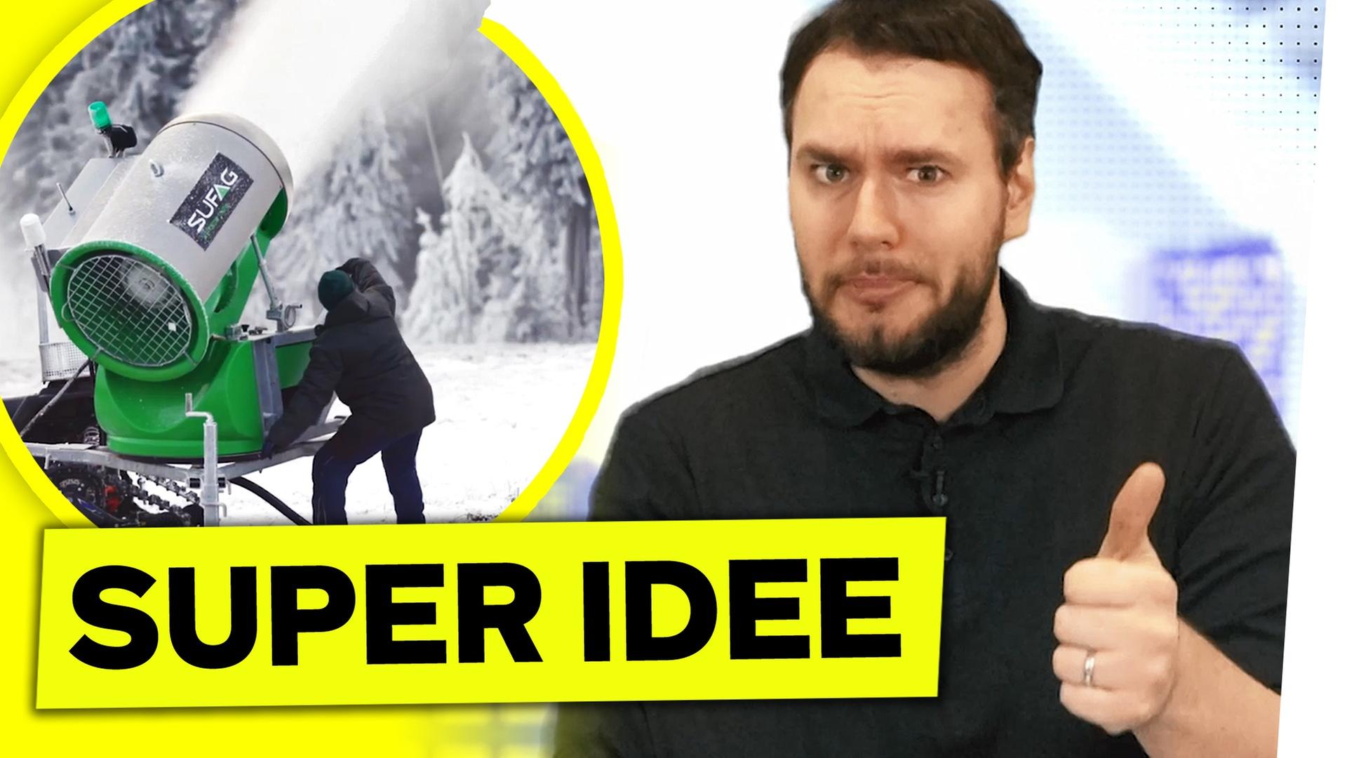 Kunst-Schnee: Geniale Lösung gegen Klimawandel?