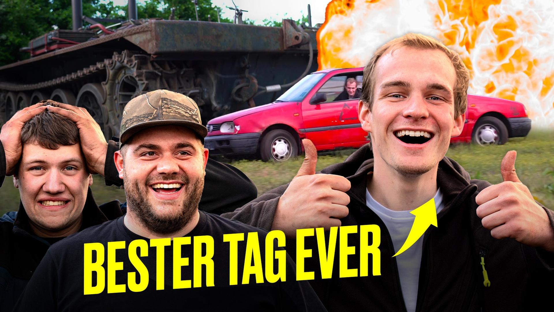 Landwirt Philipp fährt Panzer, Doppel-Auto und Co. @Dumm Tüch I Hundert Hektar Heimat