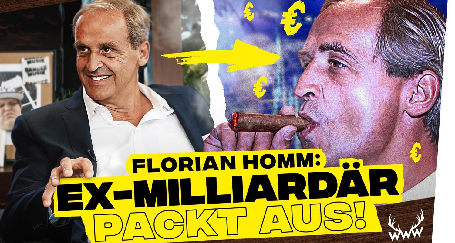 Leben als Milliardär, Kopfgeld, FBI, Gefängnis uvm. - Florian Homm im Talk