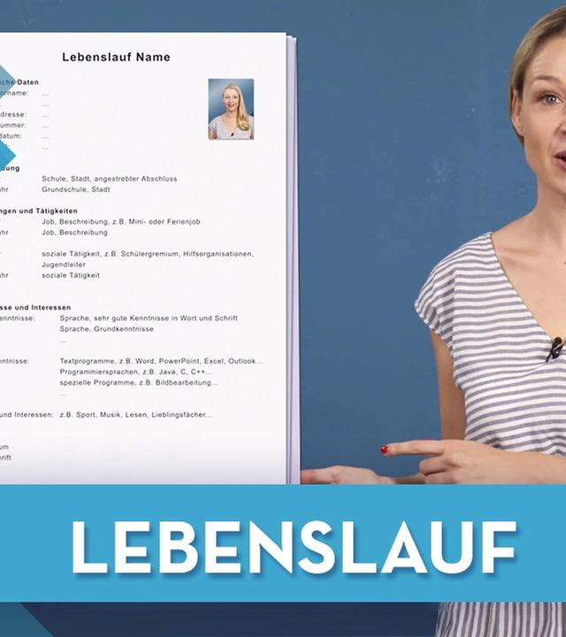 Lebenslauf - Deutsch musstewissen