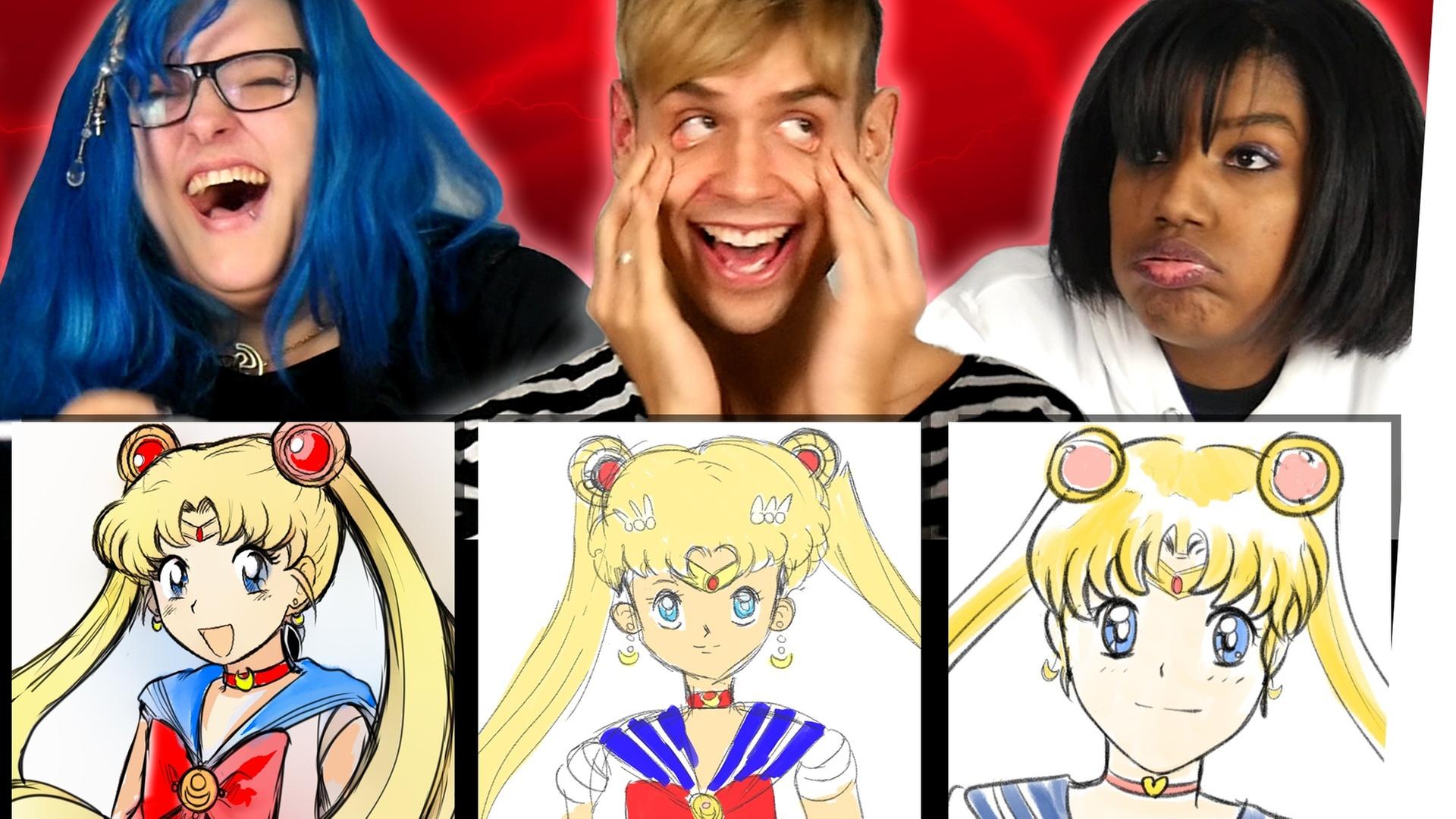 LET'S DRAW DUELL - Disney & Anime-Charaktere aus dem Kopf malen GEGEN Horrorkissen & Myriam McFly