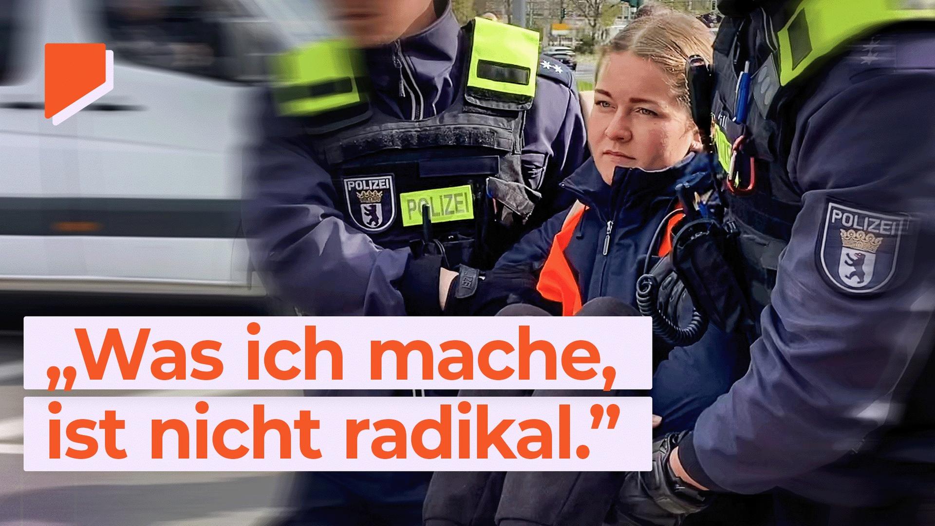 Letzte Generation: Kira (26) klebt sich auf die Straße