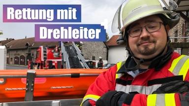 Letzter Ausweg: RETTUNG mit der Drehleiter!
