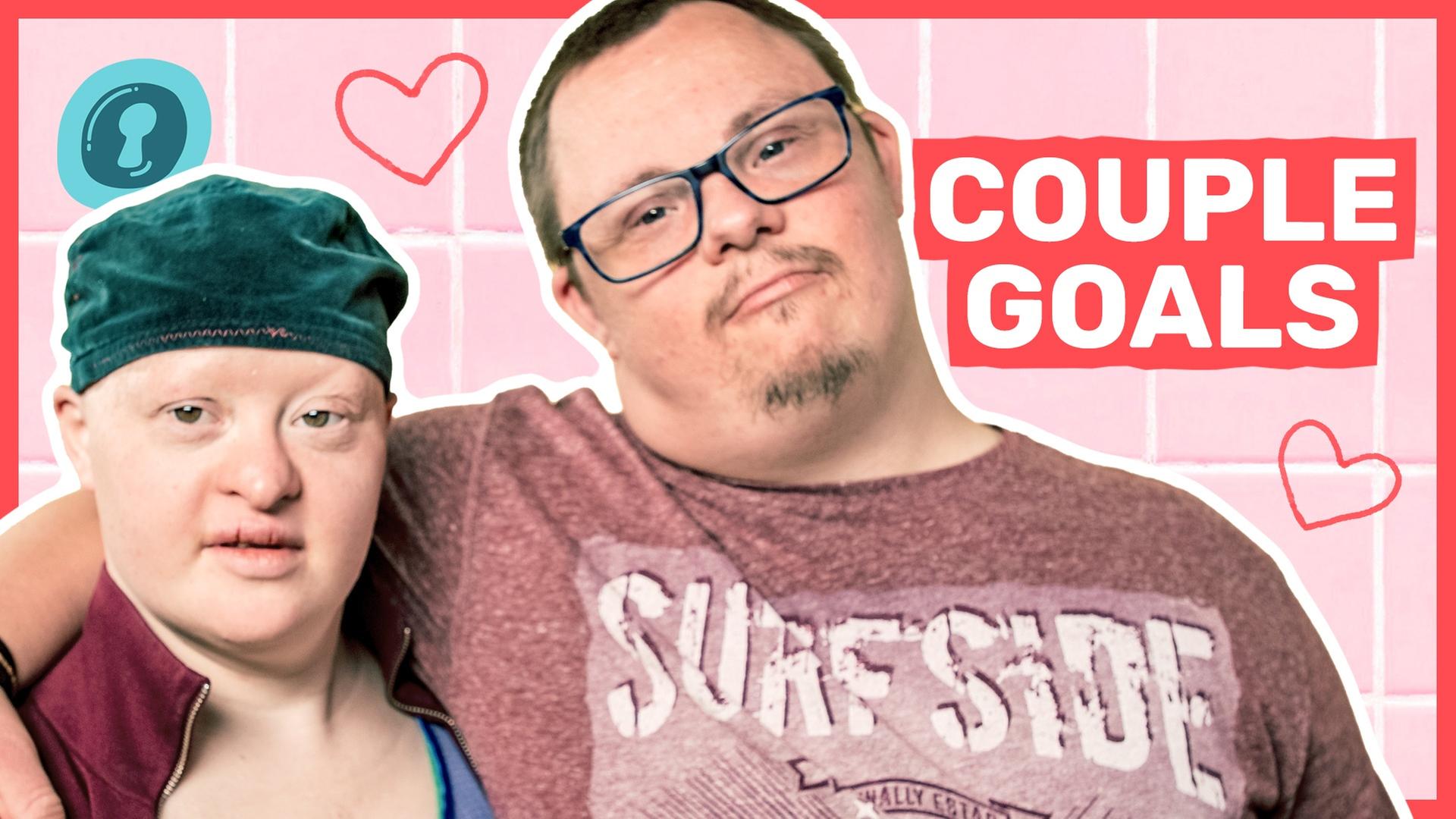 Liebespaar mit Downsyndrom: Aus Kolleg:innen wurde Liebe - AUF KLO
