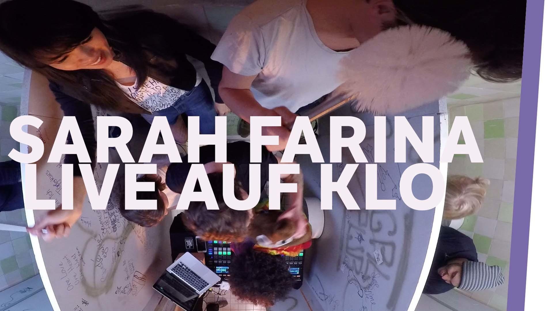 Live auf Klo: Sarah Farina DJ Set ?? - Toilet Room