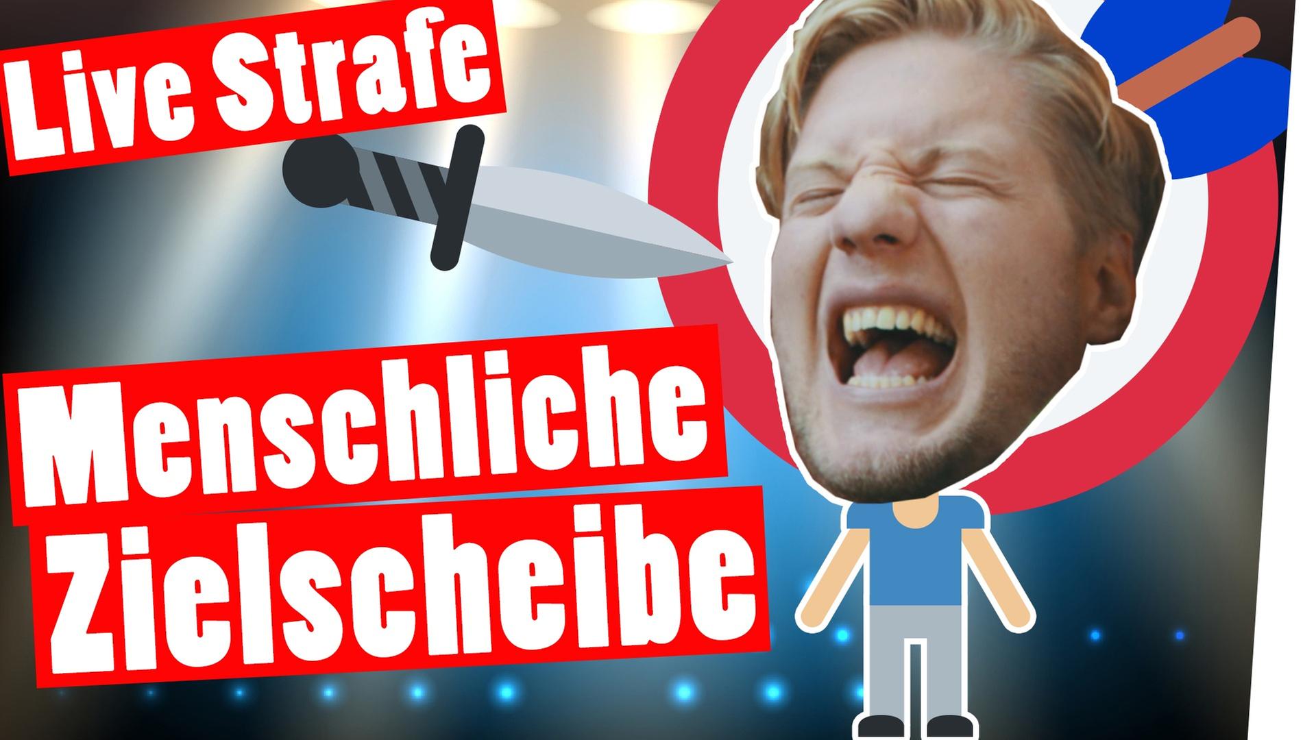 Marc als menschliche Zielscheibe -- Live-Strafe -- Das schaffst du nie!