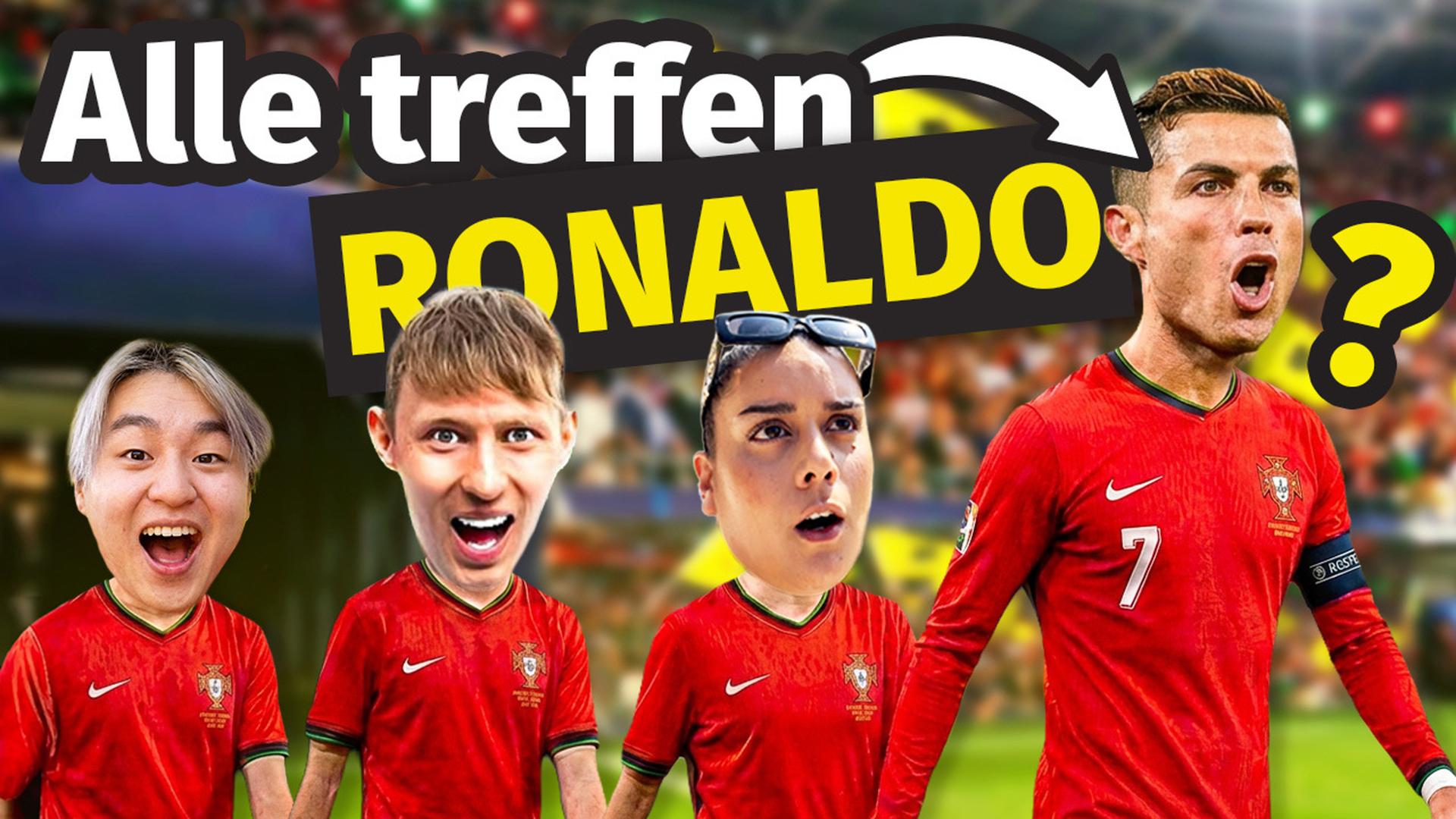 MarvinVlogt, Ayrukan & Co: Wer hat Ronaldo wirklich getroffen? 