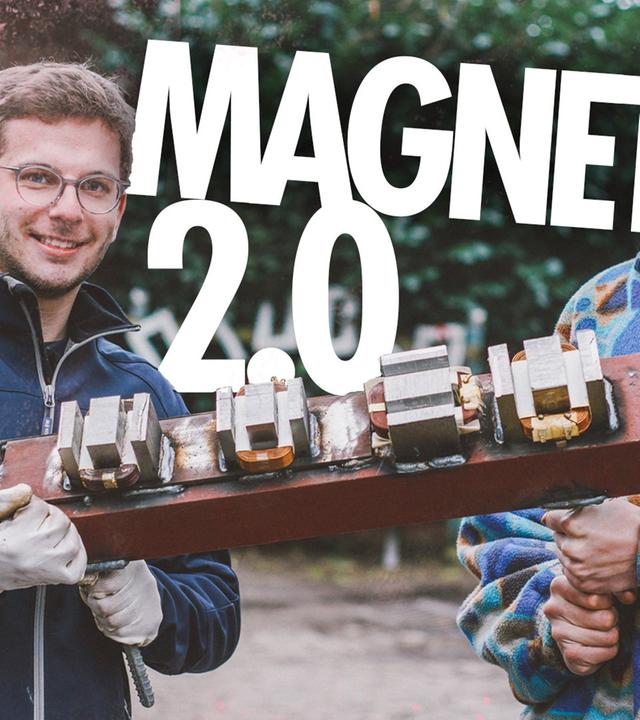 Mega Magnet aus Mikrowelle bauen - Kliemannsland