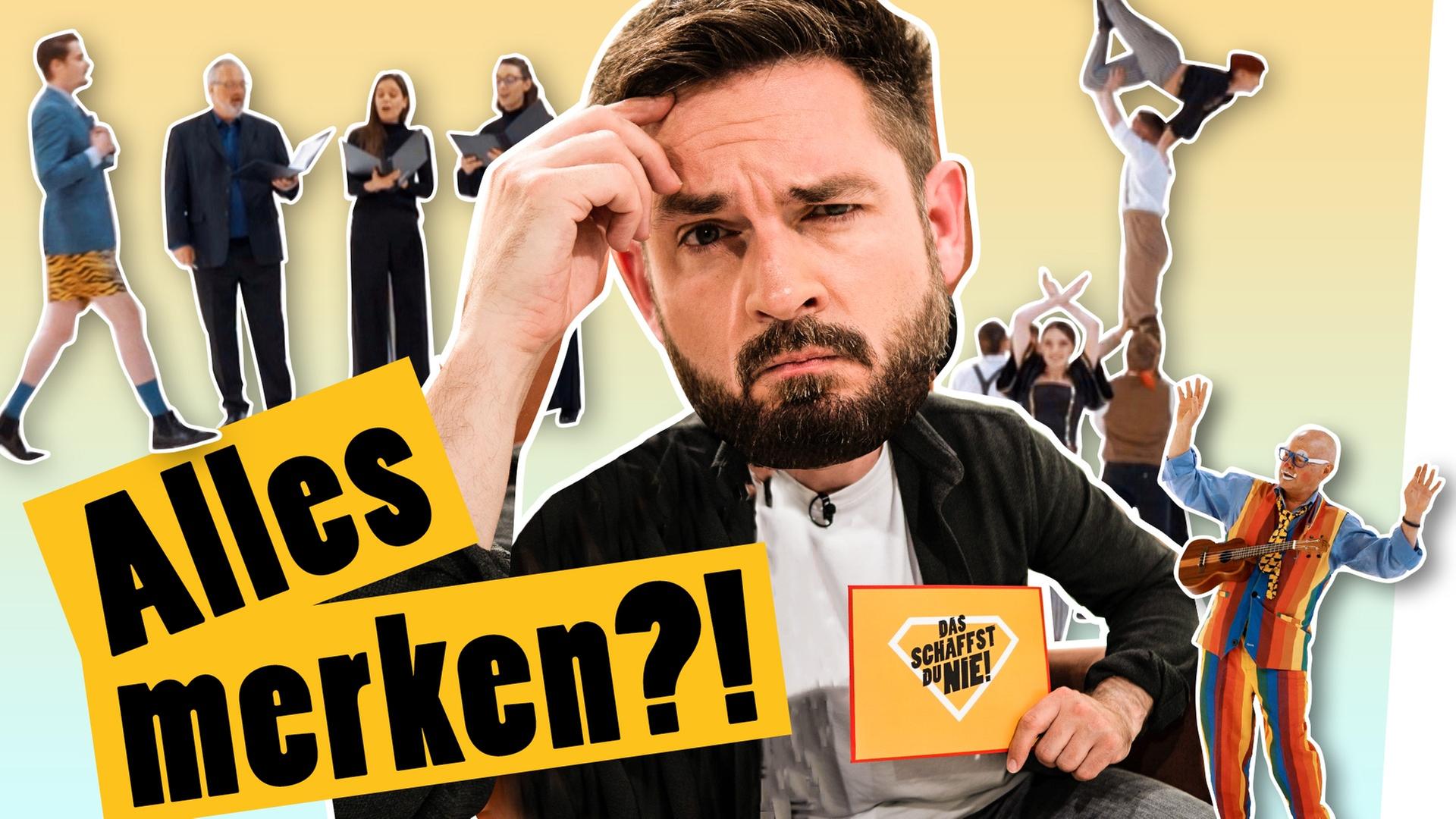 Merk dir ALLES! Und beantworte die entscheidende Frage -- Das schaffst du nie!