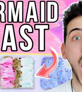 Mermaid Toast: DIY Food Trend im Test!