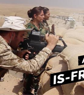 Mit kurdischen Kämpfern an der IS-Front im Irak