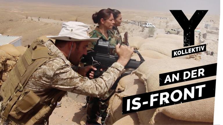 Mit kurdischen Kämpfern an der IS-Front im Irak