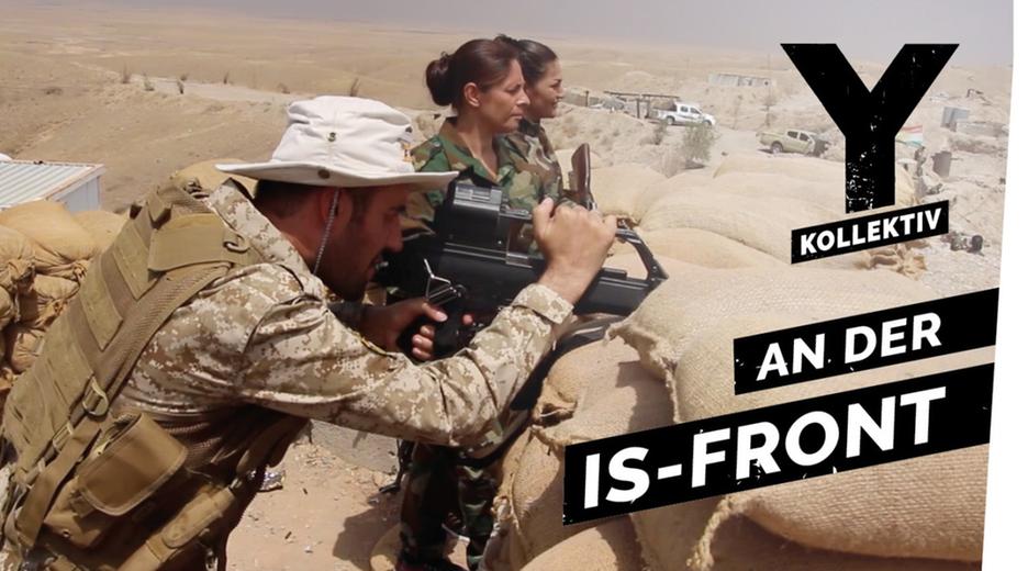 Mit kurdischen Kämpfern an der IS-Front im Irak