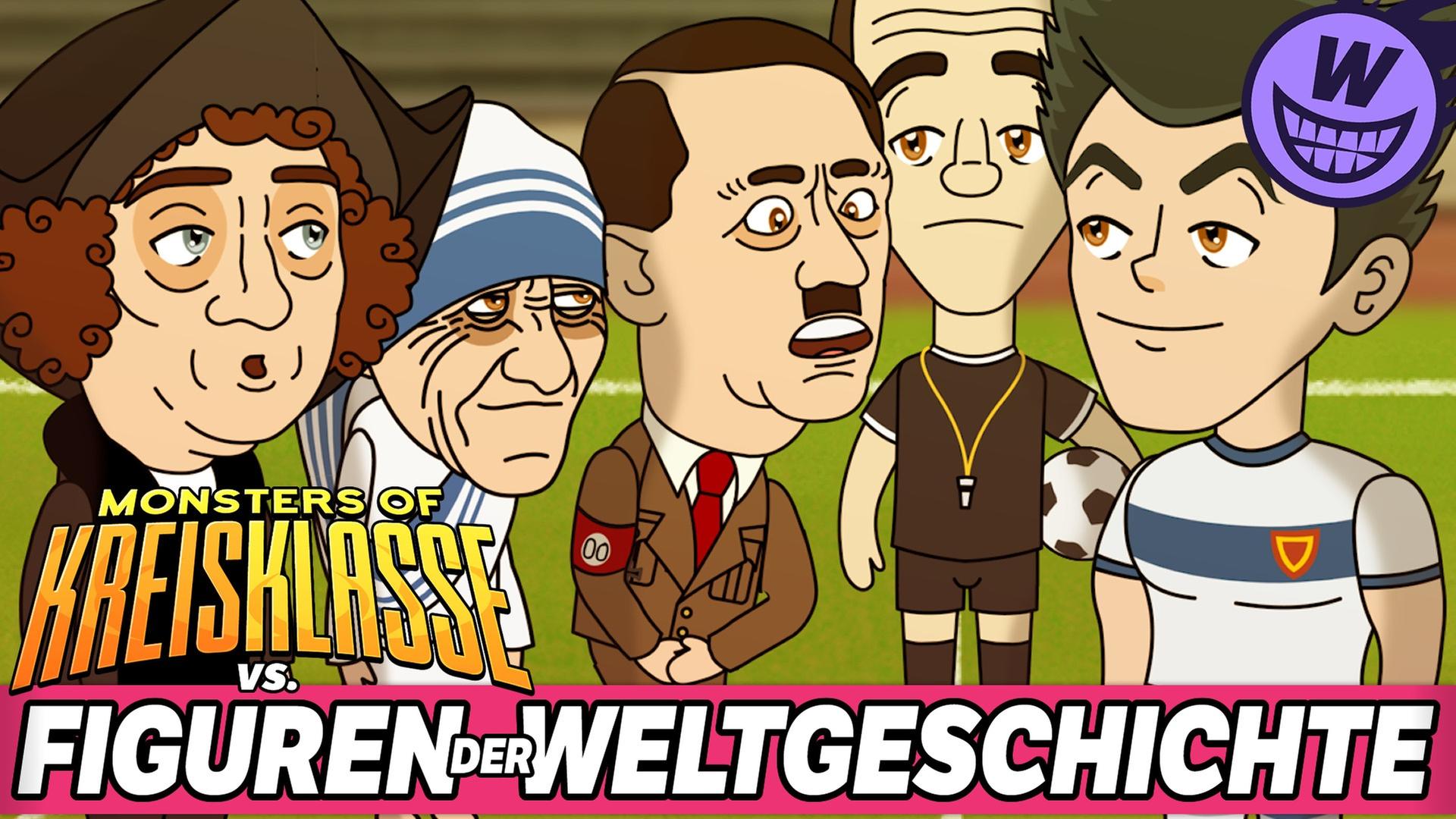 Monsters of Kreisklasse: Figuren der Weltgeschichte vs. Borussia Hodenhagen
