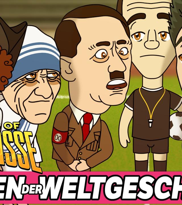 Monsters of Kreisklasse: Figuren der Weltgeschichte vs. Borussia Hodenhagen