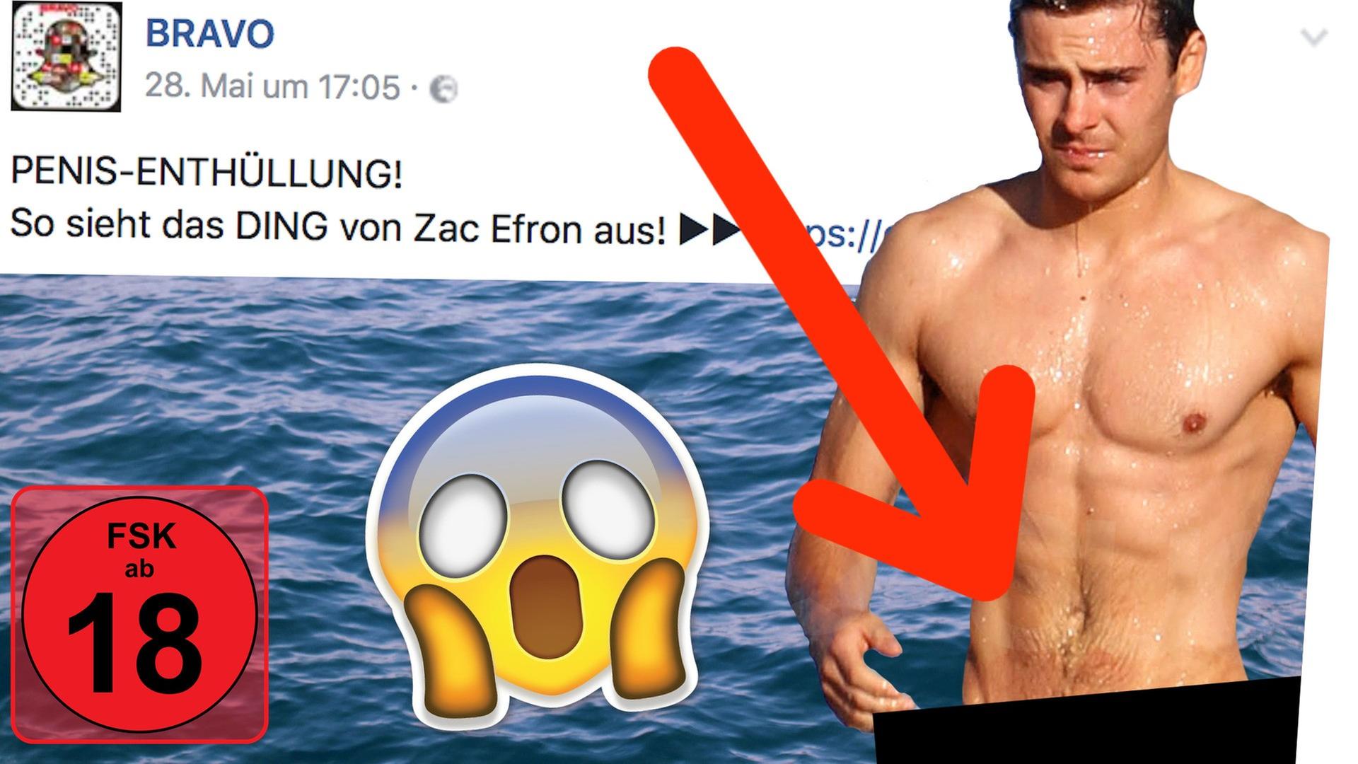 NACKTBILD! DAS ist der Penis von Zac Efron?! ? Enthüllungen der BRAVO