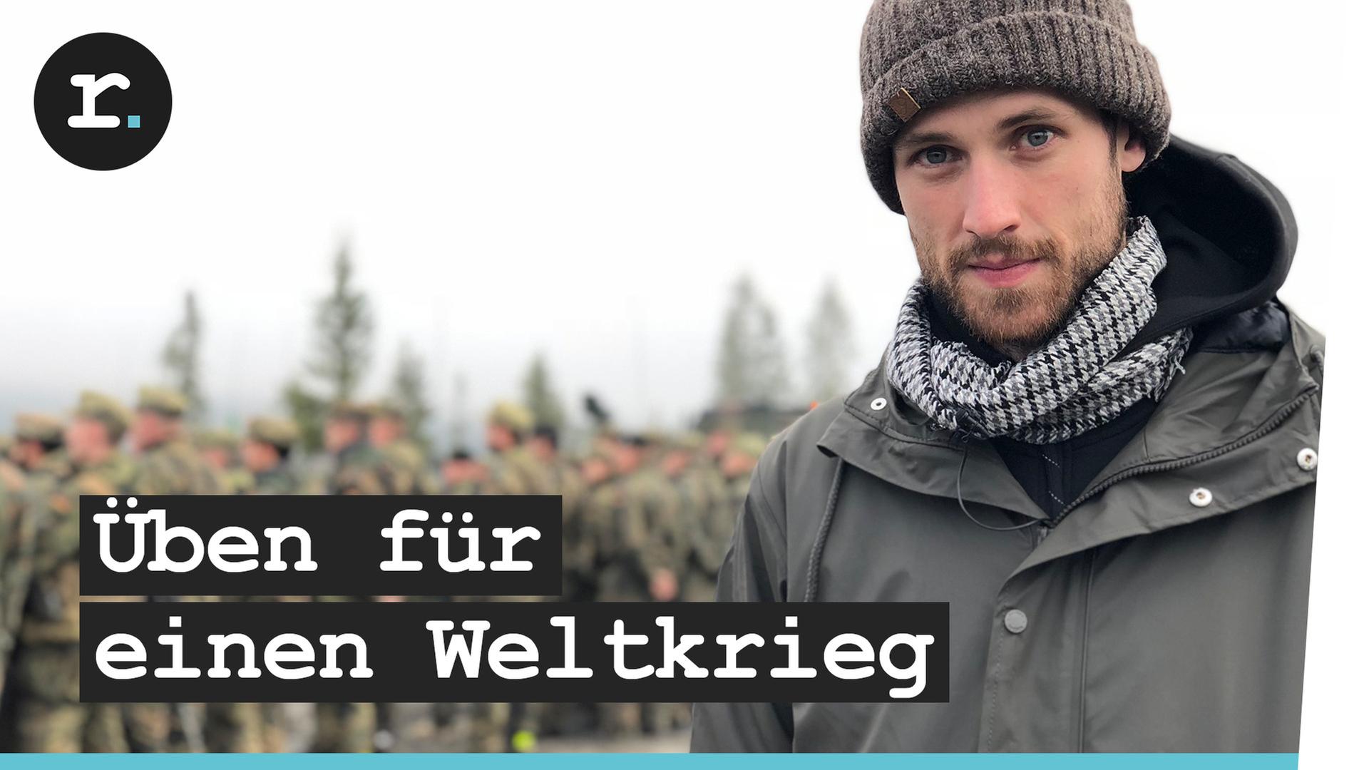 NATO Großmanöver: Soldaten der Bundeswehr trainieren Krieg