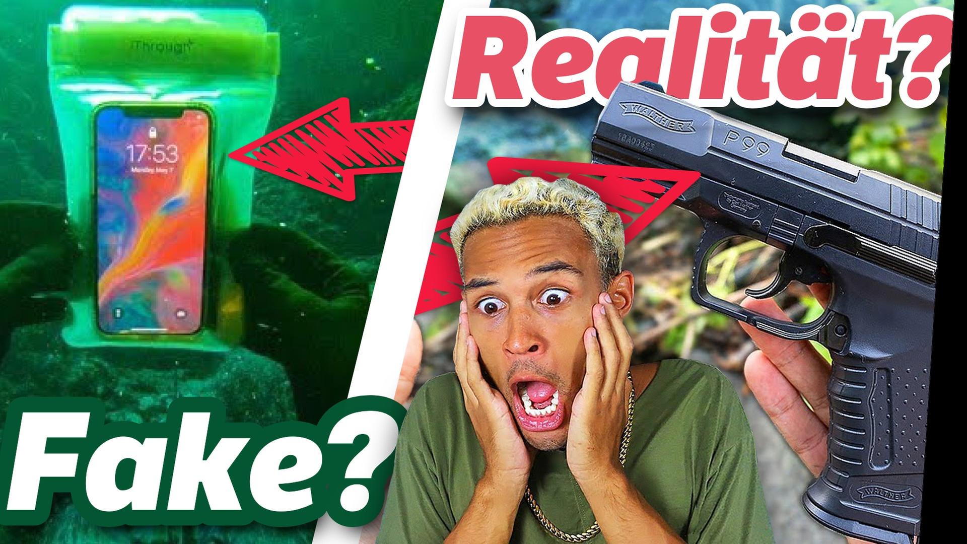 NEUE BEWEISE! Simon Desue hat einen an der ALSTER?! WAFFE + iPHONE im SEE!