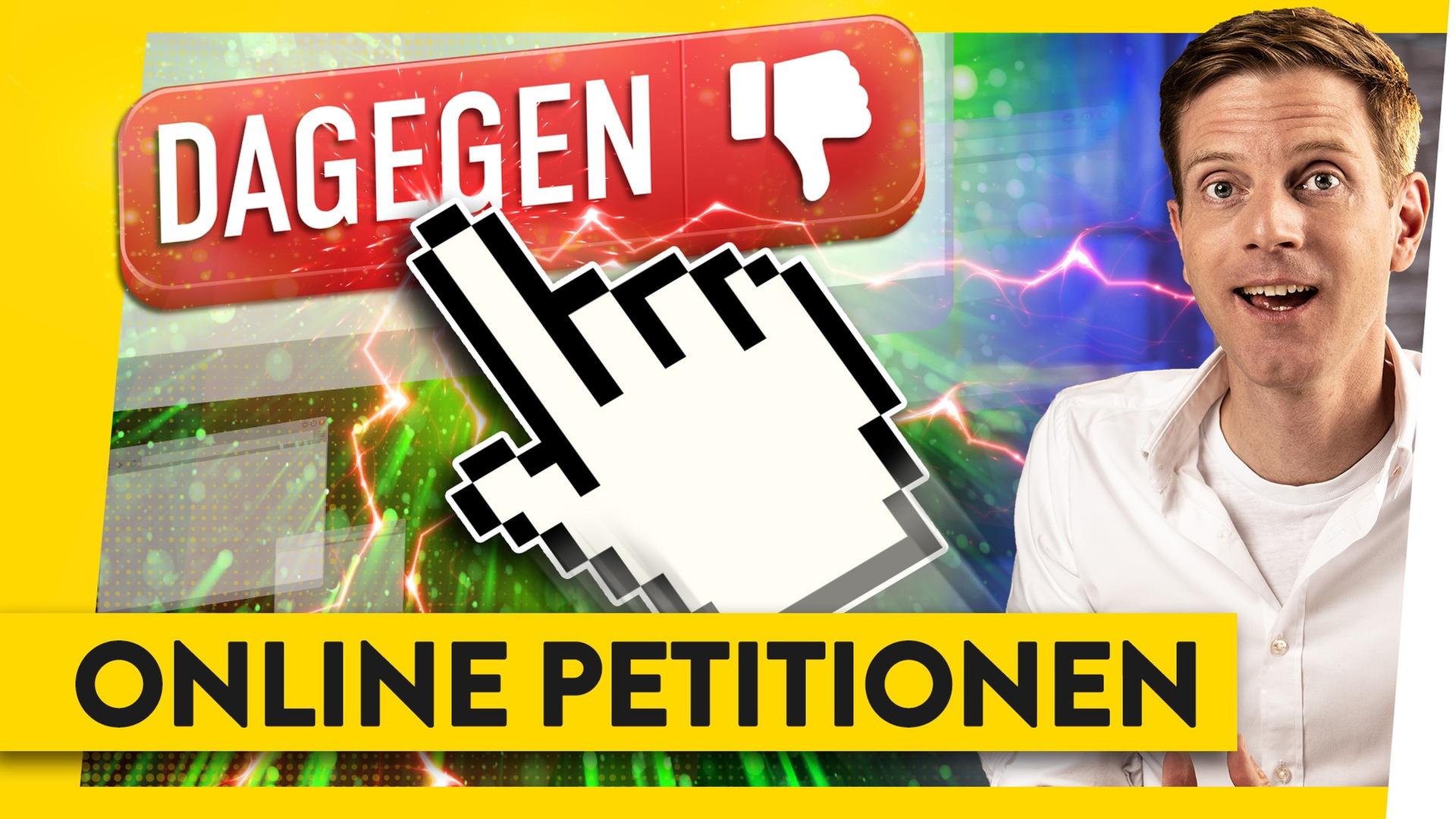 Online - Petitionen: Perfekt für faule Weltverbesserer? - WALULIS