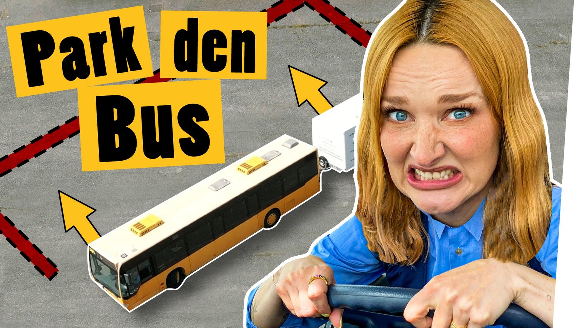 Park den Bus + Anhänger ein -- Das schaffst du nie!