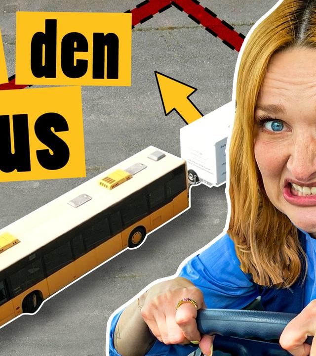 Park den Bus + Anhänger ein -- Das schaffst du nie!