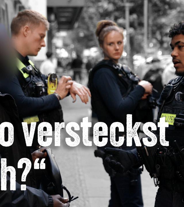 Personenkontrolle der Berliner Polizei - HUNDERTZEHN