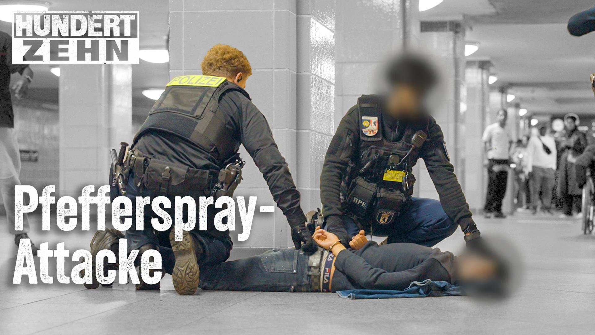 Pfefferspray-Einsatz im U-Bahnhof - HUNDERTZEHN