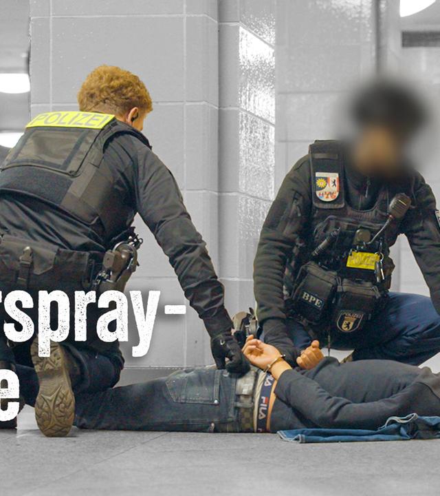 Pfefferspray-Einsatz im U-Bahnhof - HUNDERTZEHN