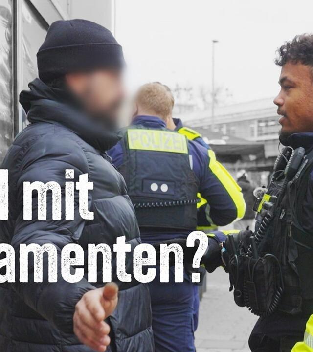 Polizei-Aufschlag am Kotti in Berlin - HUNDERTZEHN