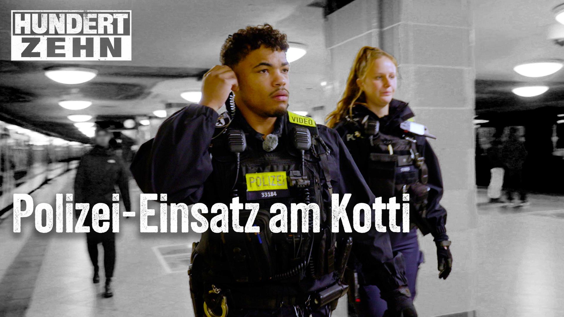 Polizei beobachtet Handel am Kotti - HUNDERTZEHN