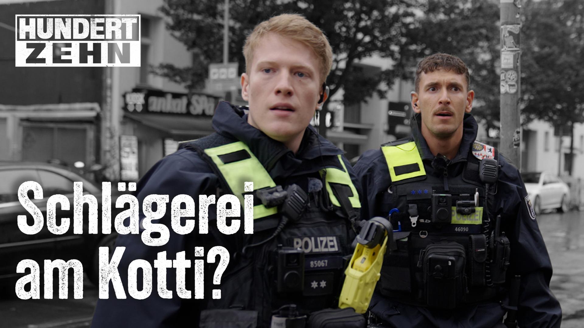 Polizei-Einsatz im Brennpunkt - HUNDERTZEHN