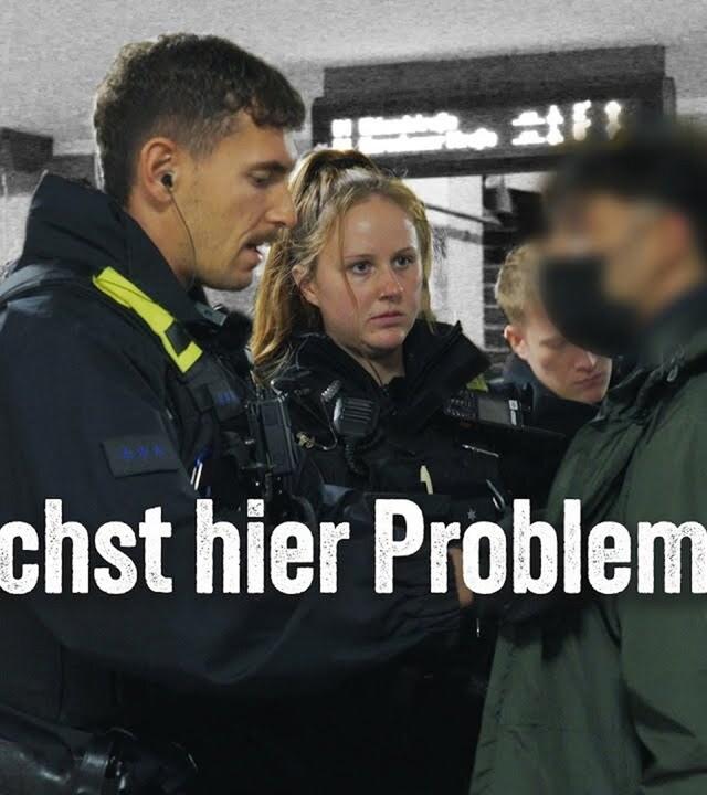Polizeikontrolle im U-Bahnhof am Kotti - HUNDERTZEHN