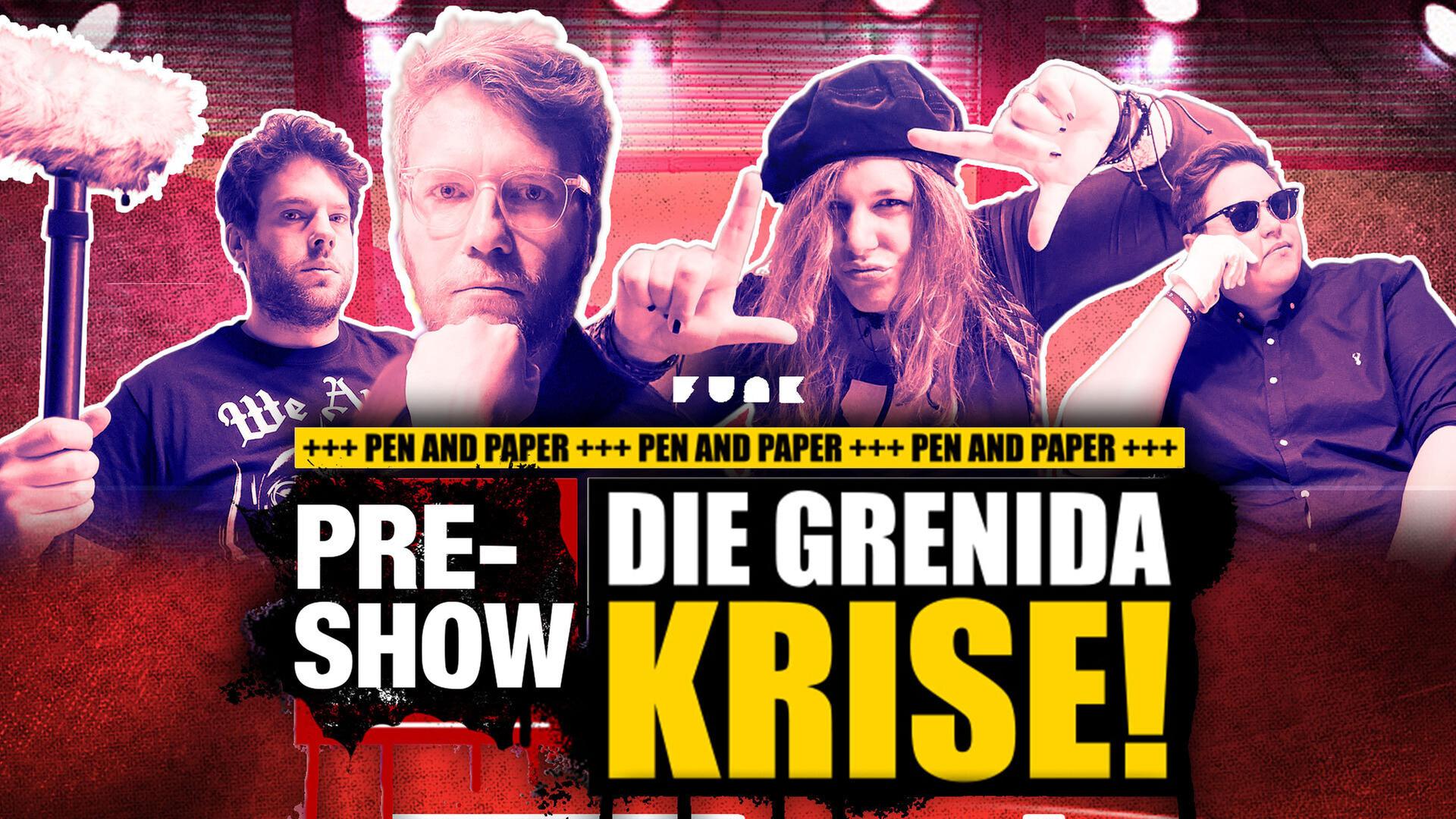 Pre-Show: Pen&Paper: Die Grenida Krise! - Mit den Rocket Beans & Stefanie Radtke von „Anders Amen“