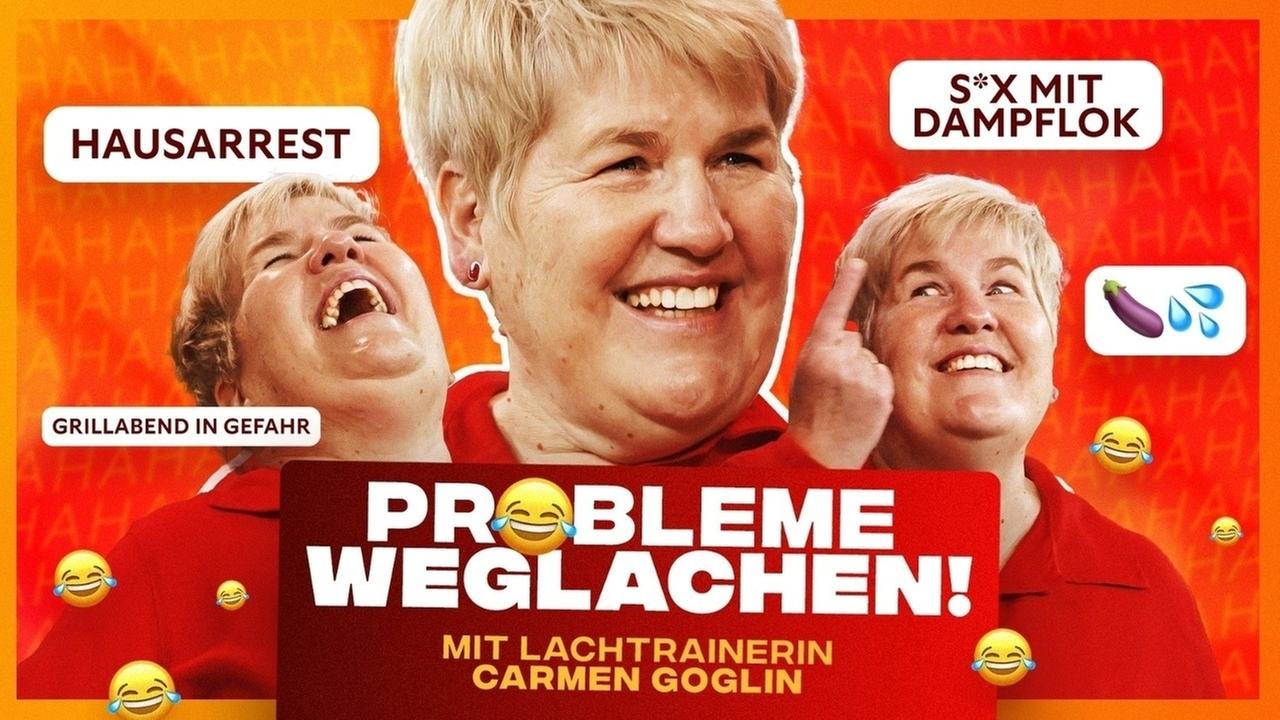 Probleme WEGLACHEN mit Lachyoga-Queen Carmen Goglin!
