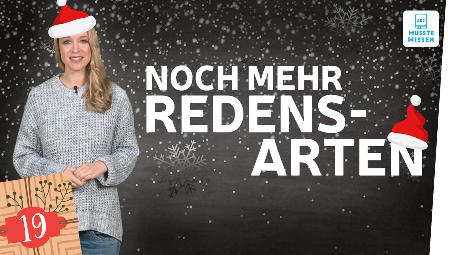 Redensarten Teil 2 I Adventskalender I musstewissen Deutsch