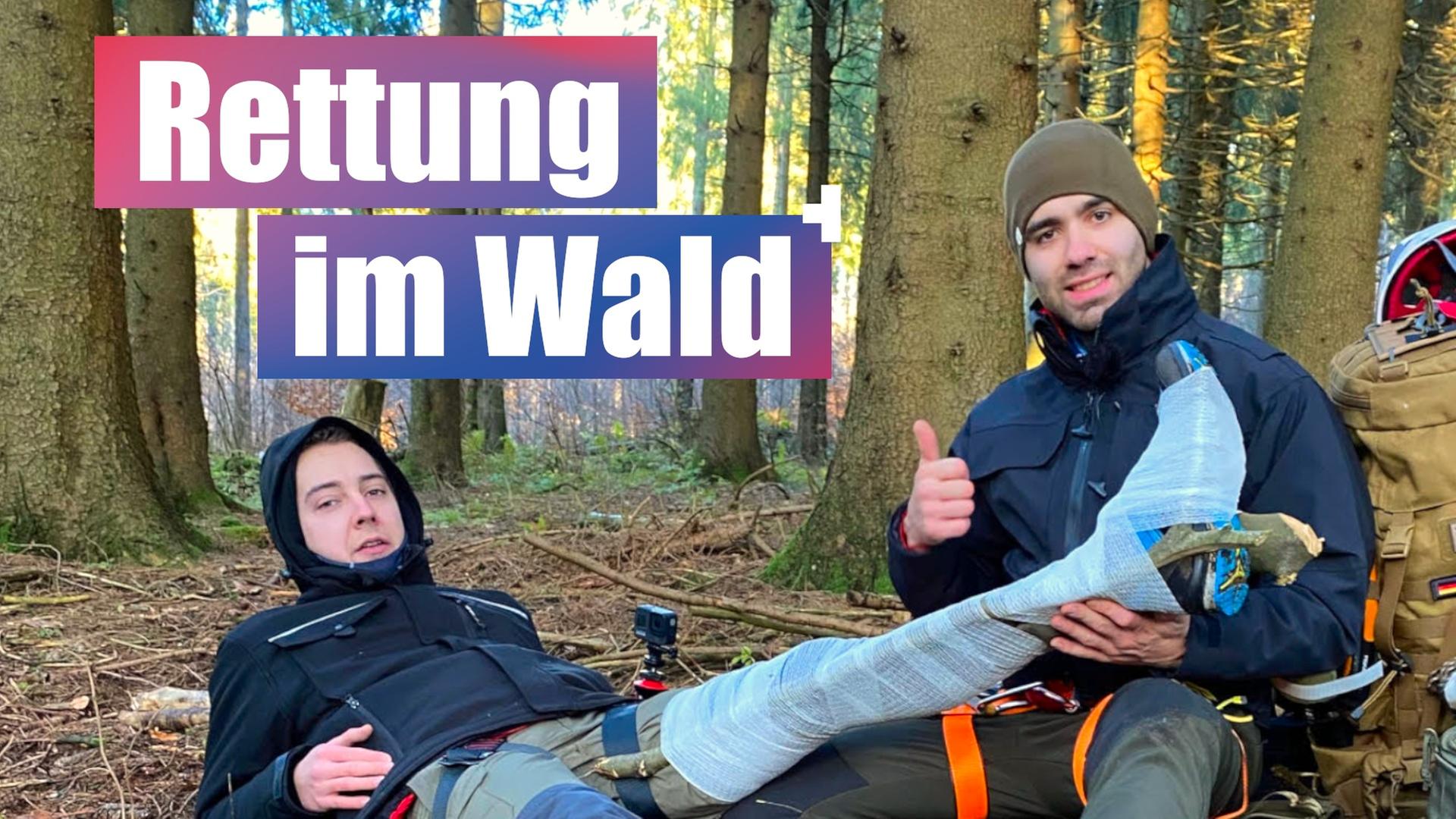 Rettung im Nirgendwo! Outdoorverletzungen - Trage selbst bauen und Bein schienen!