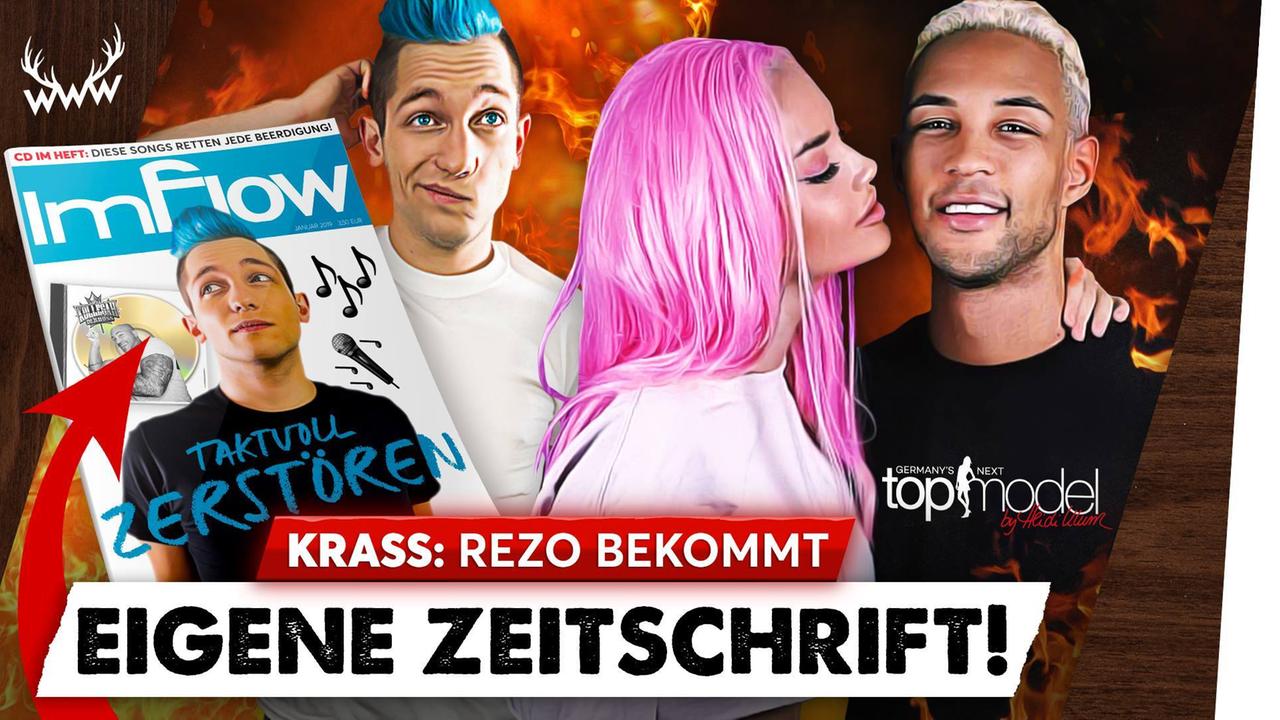 Rezo bekommt EIGENE ZEITSCHRIFT! • GNTM 2019: YouTube-Star dabei! - #WWW
