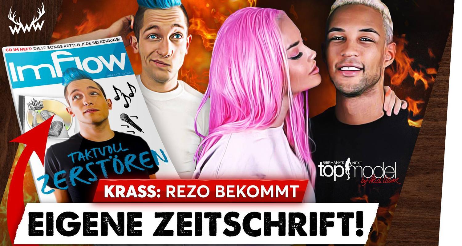 Rezo bekommt EIGENE ZEITSCHRIFT! • GNTM 2019: YouTube-Star dabei! - #WWW