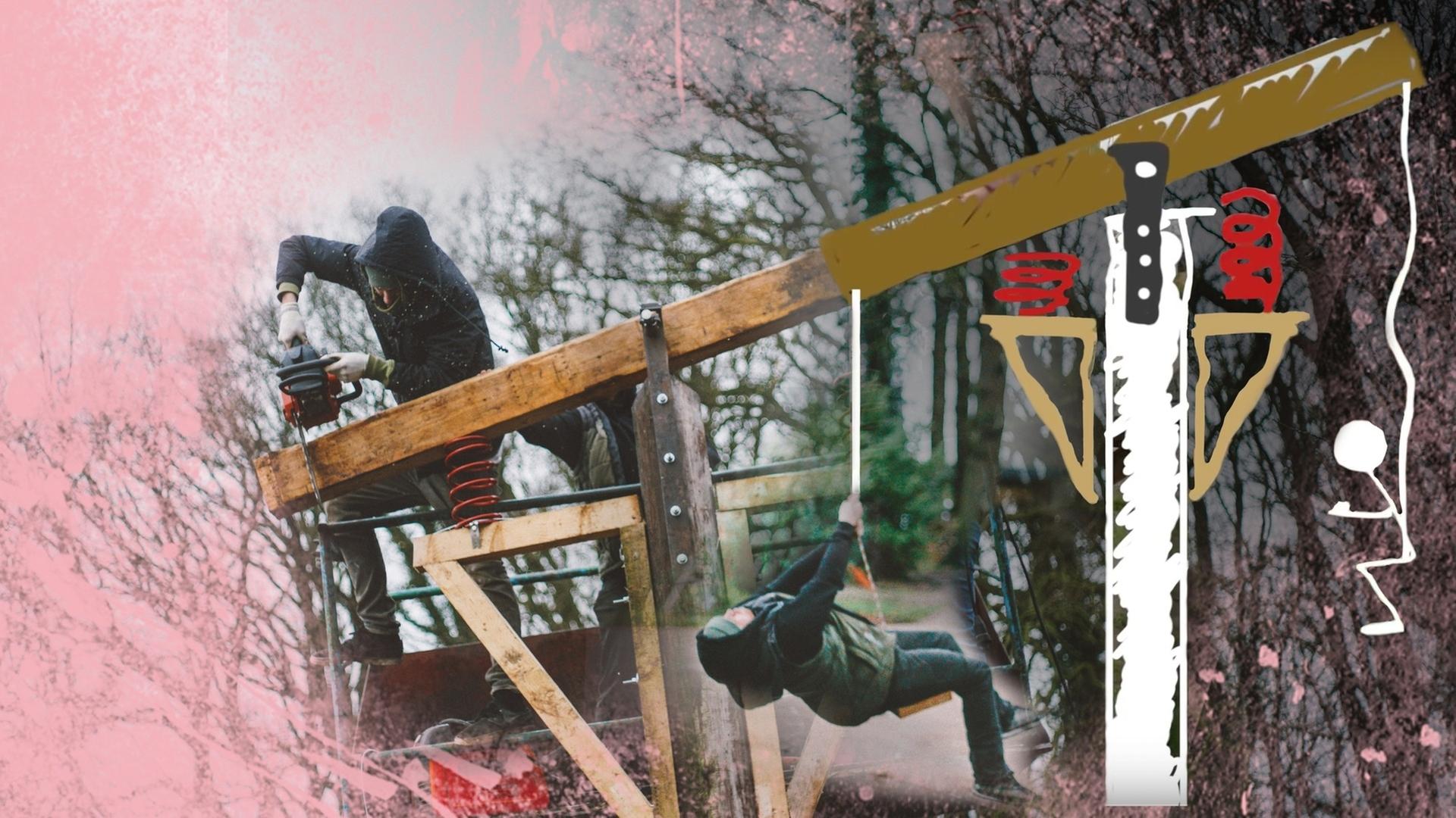 Riesen TELEFONMAST-Wippe - Kliemannsland