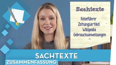 Sachtext Zusammenfassung - Deutsch musstewissen