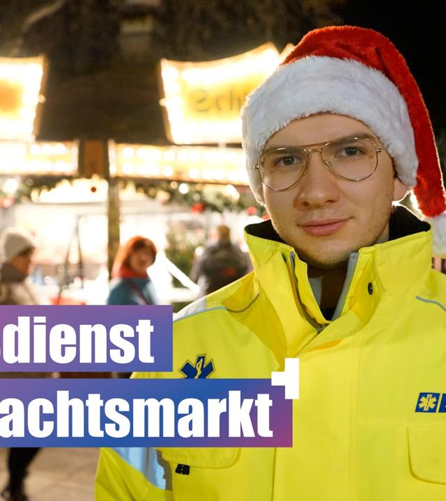 Sanitätsdienst auf dem frankfurter Weihnachtsmarkt!