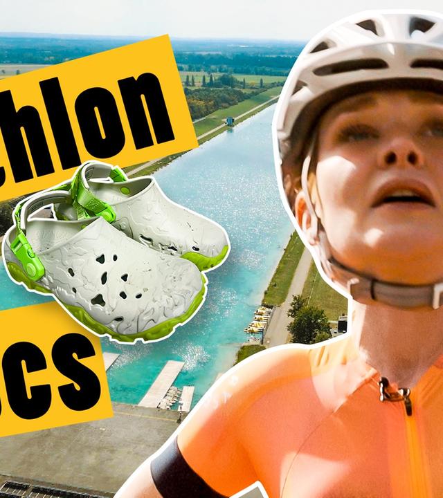 Schaff’ untrainiert einen Triathlon - in Crocs -- Das schaffst du nie!