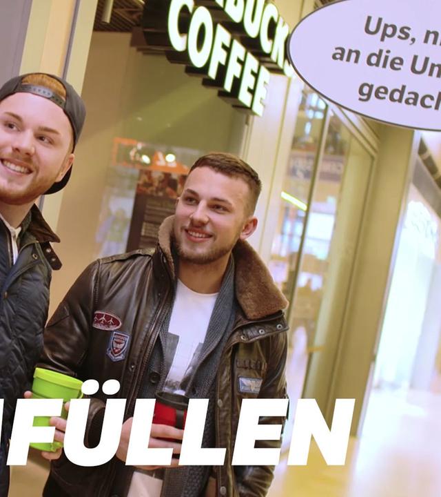 Schluss mit den Pappbechern - jetzt #umfüllen!