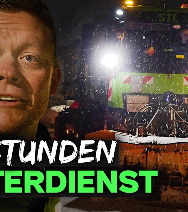 Schneechaos auf der Straße - im Einsatz mit dem Winterdienst - Die andere Frage
